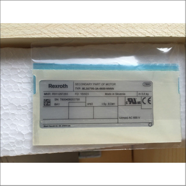 Rexroth SECOND PART LINEAR MOTOR MLS070S-3A-0600-NNNN For Optimum Mass Customization